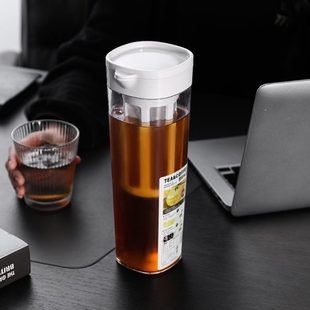 冷水壶冷萃壶杯咖啡滤网水果茶家用滴冷淬密封咖啡壶冰果茶冰箱带