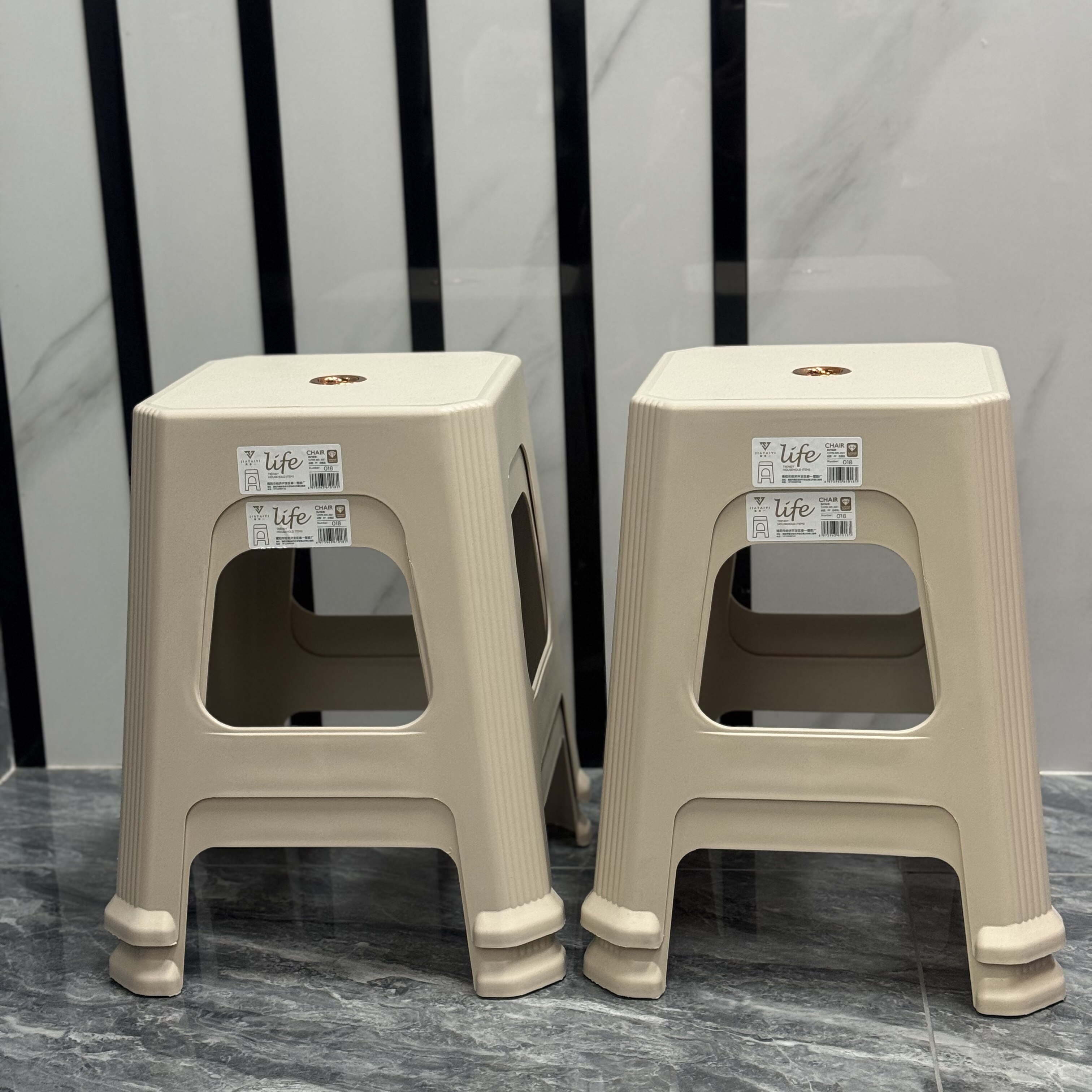 凳子40cm家用塑料矮凳结实耐用