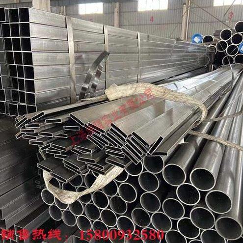 方管钢材光亮矩形镀锌铁管型材20x40 40x60 100x100黑方家具冷拉