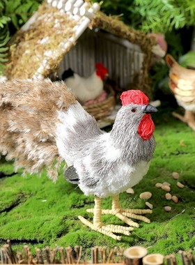 极速小鸡摆设摆件自然角幼儿园z植物角户外装饰微景观别墅庭院花