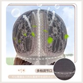 极速假发女长发中分大波浪自w然全头套式 仿真人发秋冬氛围感卷发