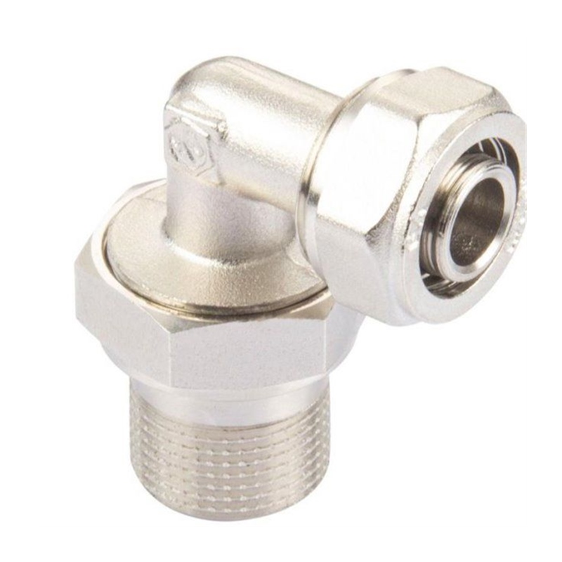 极速暖气散热片接头铝塑管1216活接外丝直接16P20转1寸6分弯头水