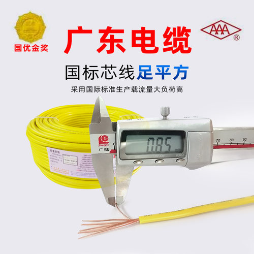 极速广东电缆厂阻燃ZC-BVR 1.5/2.G5/4/6平方国标单塑多股铜芯电