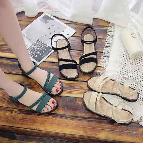 极速2022 Women Casual Ankle Buckle SFandals Rome Style Shoes