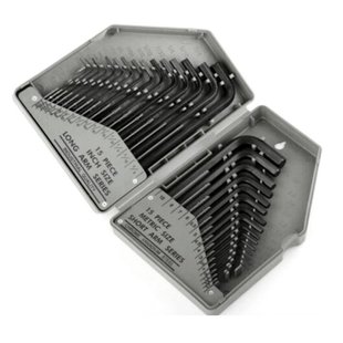 极速30pcs Allen Wrench Hex Key SetE Steel SAE Metric Long Sh