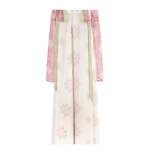 极速新款春夏唐制l汉服女中国风日常古薄款坦领上衣一片式齐胸襦