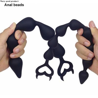 极速.Silicone Bigm Anal Beads Balls Butt Plug Adults Erotic