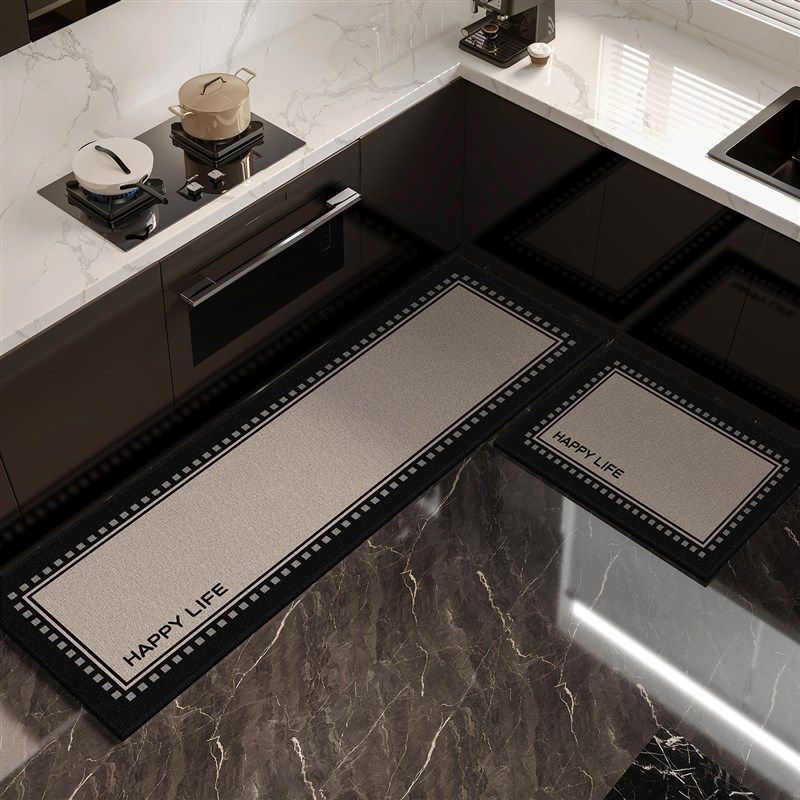 新品2026新款厨房地垫防水防油B防滑脚垫厨房门口专用免洗可擦l型
