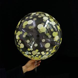 Bobo Tmransparent Bubble Balloons Clea 极速5Pcs Multi 18inch