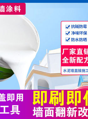 极速涂料漆乳胶漆白色内墙漆墙面室内家用K彩色刷墙自刷小桶墙面