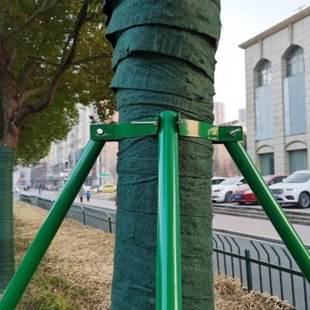 极速树木支伸缩杆镀锌钢杆支架防风稳定J架松木苗树支撑架钢管固