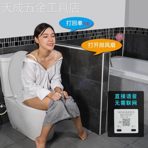 新品人工智能语音开关模块家用灯控制声控L识别遥控关灯神奇方言