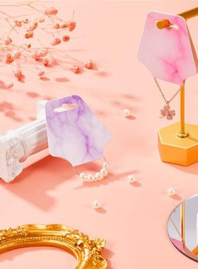 极速50pcs Earring Jewelry DisplAay Card Cardboard Paperboard