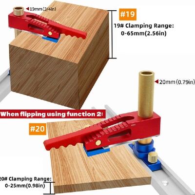 新品Multi-function 3 Ins 1 Fast Hold Down Clamp Woodworking
