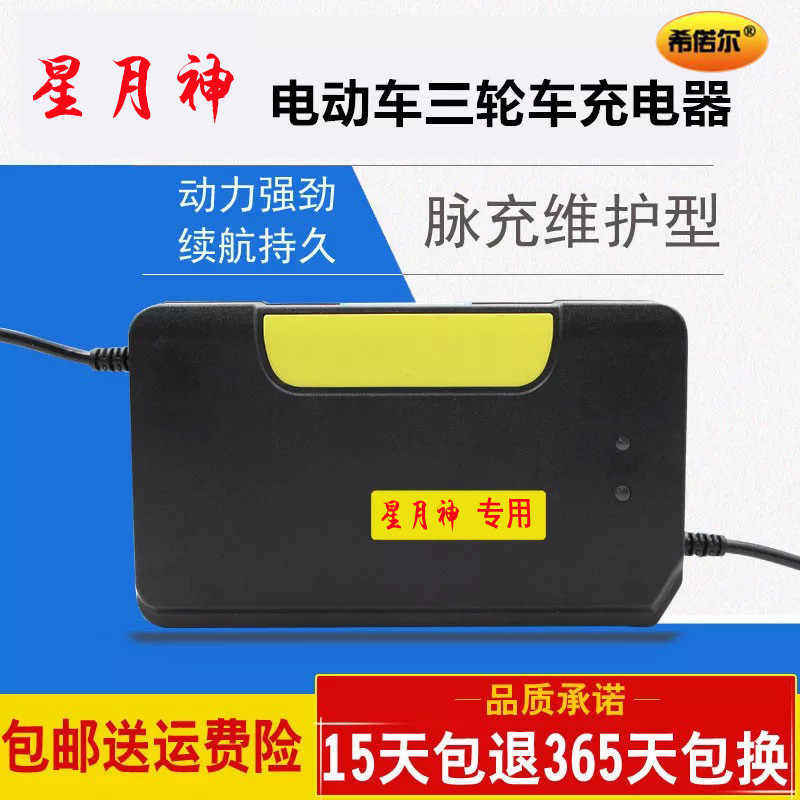 极速原装星月神电动车电瓶充电p器36V48V12A64V60V20A73V35A30A32