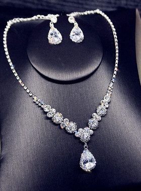 美芙仁婚礼女式项链耳环套