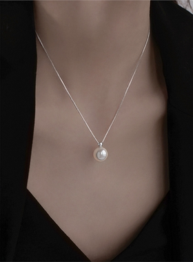 【巷南】999纯银珍珠颈链