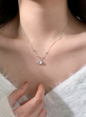 【巷南】999纯银长命锁项