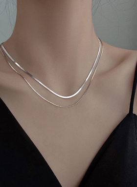 【巷南】925纯银双层项链