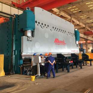 麦斯铁钣金设备GHL32轴电液同步大型数控液压折弯机2000T 12000