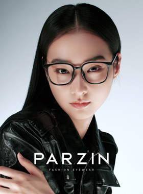 帕森TR黑框光学眼镜架女 时尚百搭方框圆脸显瘦近视眼镜男 31013
