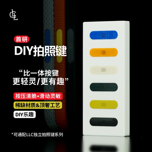 LLC首研凯夫拉DIY苹果iPhone17ProMax相机拍照按键