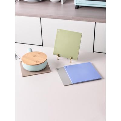 方形耐高温砂锅硅胶隔热垫双平面实心易清洗碗盘垫防烫光面餐桌垫