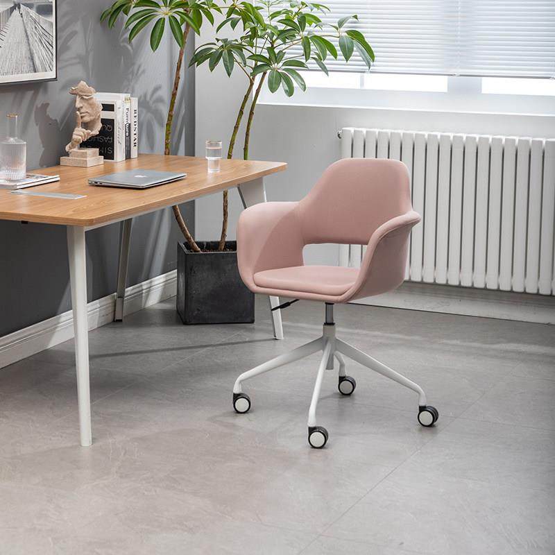 北欧办公书房靠背舒适升降椅轻奢懒人家用宿舍电脑书桌滑轮扶手椅