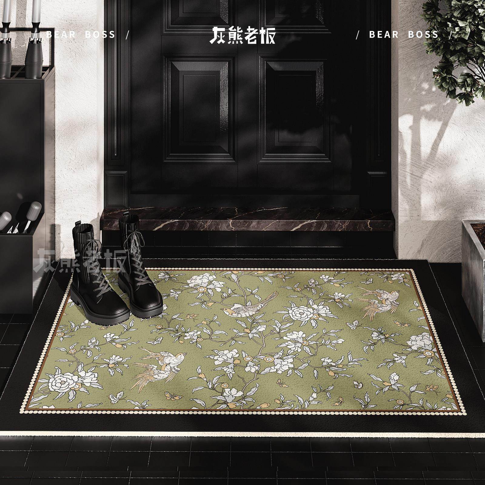 南洋醉复古丝圈地垫进门入户门垫防滑脚垫可裁剪门外除尘地毯,居家布艺,家用脚垫,淘宝优惠券,粉丝福利购,淘宝优惠卷