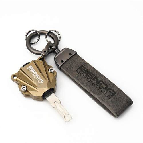 适用奔达燎700黑旗拿破仑450金吉拉500石灰250改装铝合金钥匙壳