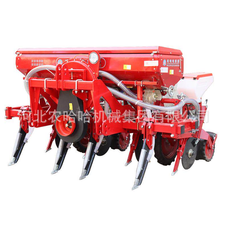2024新款农哈哈2BYQF-4E 四行玉米气吸机 农哈哈气吸播种机 精量