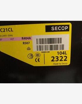 丹佛斯 SC21CL(104L2322/2327) 冰柜 冷柜制冷压缩机 590W R404A