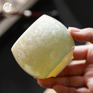 贤呈堂 高档结晶釉主人杯 单杯个人专用茶杯陶瓷品茗杯送礼礼盒装