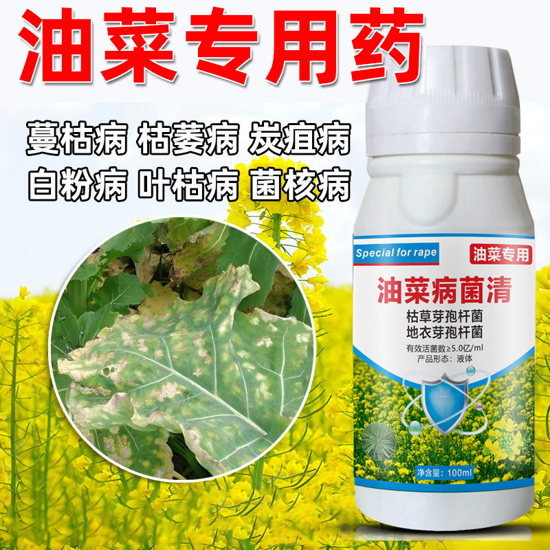 油菜专用药菌核病霜霉猝倒