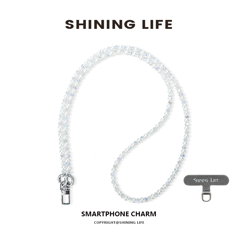 SHININGLIFEx白美丽手机挂链