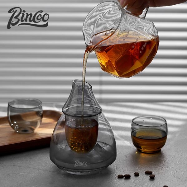 Bincoo玻璃咖啡冷萃壶家用冷泡壶手冲分享壶套装冰滴美式品鉴杯子