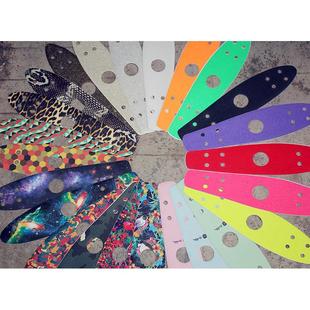 进口Penny滑板砂纸小鱼板砂纸正品22 和27 防滑磨砂砂纸贴小鱼板