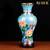 名門鈺禮北京景泰藍(lán)錦繡前程花瓶
