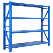 中型货架工业仓储仓库货架展示架 重型库房组合货架金属架子300KG