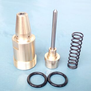 气动打标机芯x1超加重6针字M2针头效mm深果直铜套双mm刻印径4圈