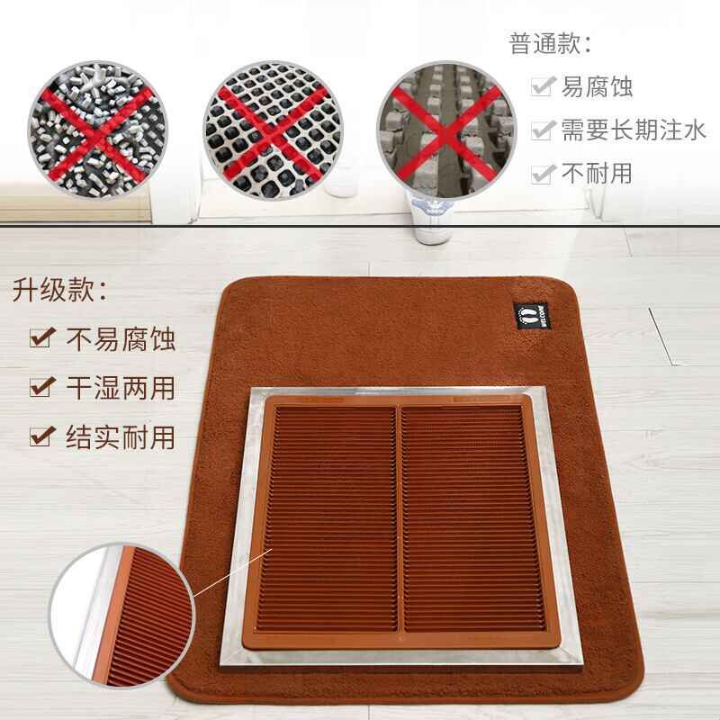 家用进门擦洗鞋底脚垫可加入消毒水清洗消毒地垫入户防细菌清洁器图片