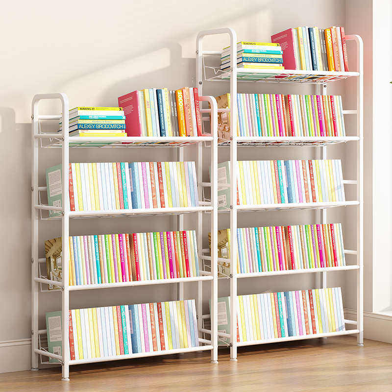 儿童书架落地置物架办公室书桌收纳书柜客厅图书馆家用靠墙展示架,住宅家具,书架,淘宝优惠券,粉丝福利购,淘宝优惠卷