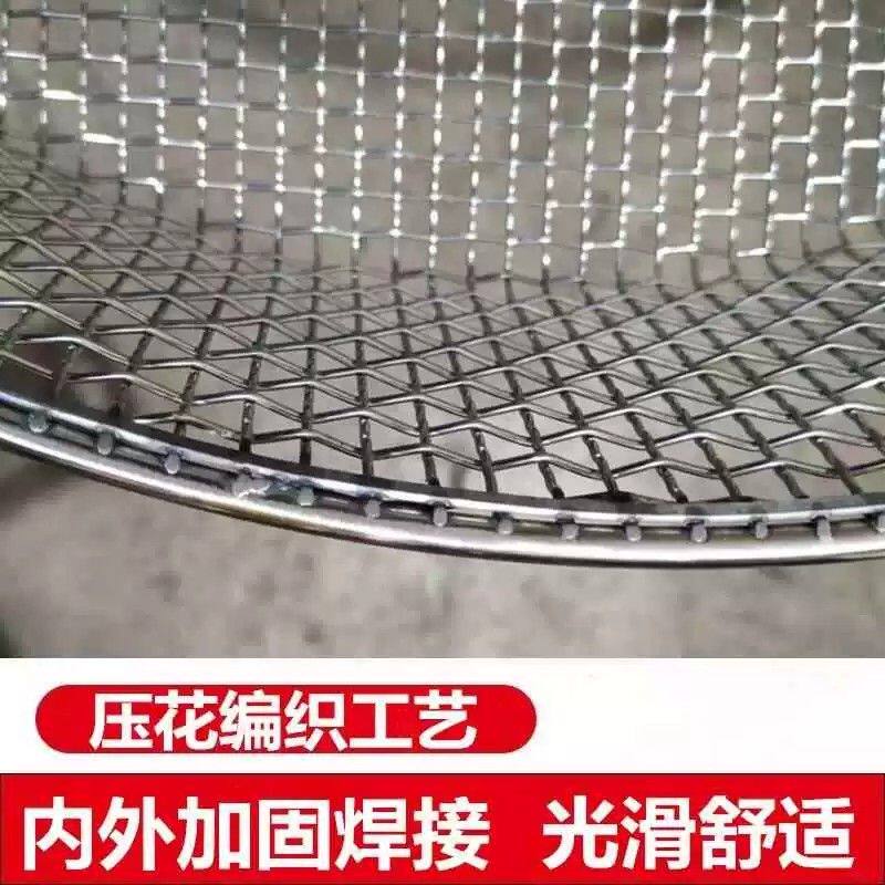 304不锈钢筛子家用圆形筛网沙子板栗米豆过滤大网眼园艺玉米土筛