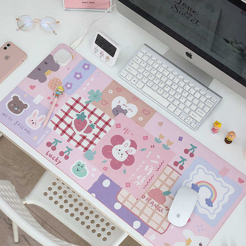 加热鼠标垫办公室电脑桌面键盘超大发热取暖垫子恒温女暖手暖桌垫