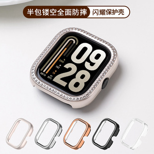 适用于vivowatchgt镂空保护壳iQOOWATCHGT保护套VIVO智能运动手表半包透明镂空表壳时尚高级感防摔配件