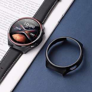 适用于华为watch4pro手表保护壳新款秒变太空探索版Watch4Pro木星棕蔚蓝地球镂空边框保护套4pro半包表壳男