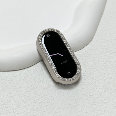 适用于小米手环10保护壳仿镶钻壳保护套9壳膜一体智能运动8NFC版透明半包壳防摔表壳高级十九陶瓷版外壳配件