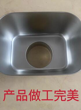 304不锈钢雨水斗屋檐落水斗DN75PVC排水管方形接水漏斗雨水管漏斗