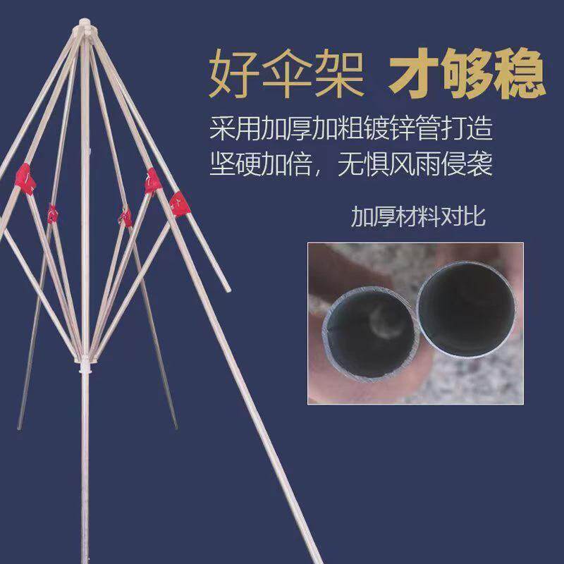 遮阳伞户外摆摊大型斜伞店铺商用太阳伞雨棚商用折叠斜坡防晒雨伞
