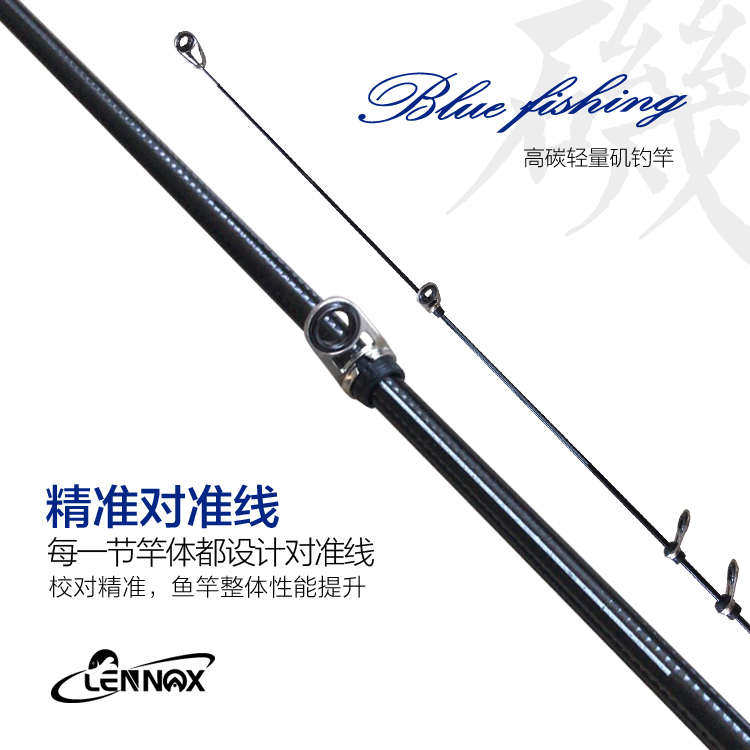 蓝湘莲短节小矶1号1.5号2号斜环2.7/ 3/ 3.3 /3.6矶钓竿船竿鱼杆